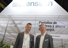 Schermdoeken leverancier Svensson. Mark van Dijk en Hugo Plaisier.