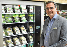 Maarten van der Leeden van Rijk Zwaan. Snackgroenten in een automaat, waarom niet?