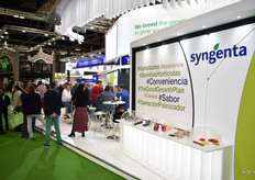 Ook Syngenta had een ruime stand op de beurs