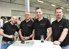 Team van HilverdaFlorist: Rafal Kielclynski, Rob van der Meer, Jeroen Ammerlaan en Eddy Wijfje.