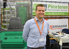 Philip Knaepkens van Hermans Heftruck, Belgische dealer van o.a. Prins Heftrucks in Maasdijk.