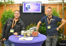 De mannen van Piante di Domani, Danny Rijnders en Michiel Curvers, stonden er met hun mediterrane bomen.