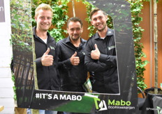 Jeroen Degen, Jan Wennekes en Niels Mauritz van Mabo. "Wij zijn de Rolls Royce onder de bomen. In kwaliteit dan... niet in prijs."