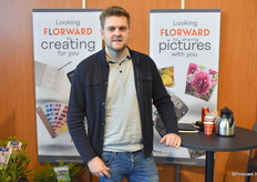 Lennart Overgoor van Florward helpt de telers in de groene sector met visuele communicatie.