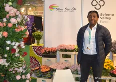 Kiplimo Kemei van rozenkwekerij Flora Ola uit Nakuru, Kenia.