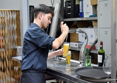 Geen Kopersdag zonder een kouwe van de tap, schuimlaagje van 2 vingers dik. Heerlijk!