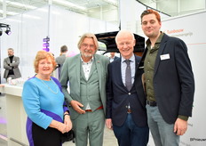 Ans Koomen, Rob Baan, Nico Koomen en Stijn Baan.