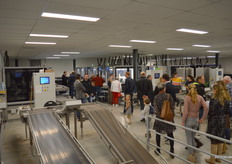 Blik in de ruimte met de stekrobots