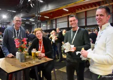 Kees en Anja van Wijk samen met John Langeslag en Patrick van Paassen.