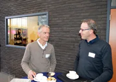 Ed van der Knaap, De Wilgenlei Horti Consultancy, en John Kunis, Polytechniek spraken elkaar onder andere over de toekomst van energie uit waterstof. 