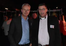 Nico vd Houwen (Agrolux Nederland BV) samen met George Steentjes (Pacombi Horti)