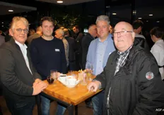 Peter en Maarten Pronk van M.J. Pronk, Robert van Leeuwen van Anaco Greeve en Herman Troost