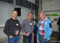 Harry Hegeman (Koppe Veredeling), Peter Bresser (Telersvereniging Addenda) en Hans van Eijzeren (KP Holland)