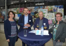 Jeanette van der Laken, Kees Knulst (Rijk Zwaan), Willem Ravensbergen (Koppert Biological Systems) en Claudia Jilesen (NVWA)