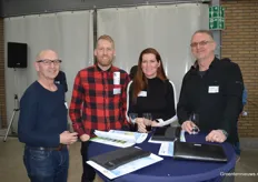 Aldert Keessen (Van der Knaap Group of Companies), Tim Geuzebroek (VDE Plant), Karin van der Eijk (VDE Plant) en Sjaak Burgmeijer (Van der Knaap Group of Companies)