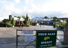 Four Oaks is een plantenkwekerij, die zelf een oppervlakte van 9 hectare beslaat. Voor de beurs is een 17.000 meter vrijgemaakt.