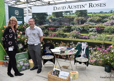 Beccy Reynolds en Chris Escott van David Austin Roses.