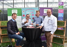 Gael, Ludo en Maxim DEcock van Decock, met Ton de Bresser van Selecta one.