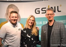 Lars van der Voort, Lucy van der Voort en Marco Brok van GS-NL