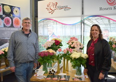 Wolfgang en Petra Klümpen stonden er voor hun kwekerij Klümpen Roses.