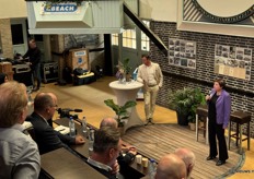 Willemien Koning van CDA tijdens haar pitch