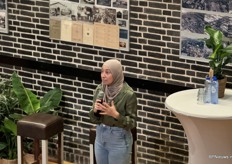 Laura de Vries van D66 tijdens haar pitch