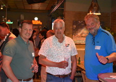 V.l.n.r. Rick Tesselaar van Tesselaar Alstroemeria, Eef Zwinkels van Royal Brinkman en Jan de Boer van Barendsen 