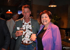 Gert Vendrig van BBB Province Noord-Holland met Willemien Koning van het CDA