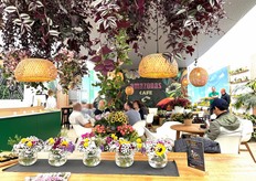 Gezelligheid in het 'Amazonas cafe'