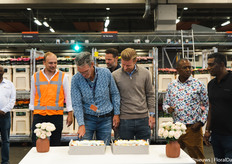 Paul van der Ven van de Royal FloraHolland sneed het eerste puntje 