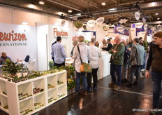Druk bij de Fleurizon stand.