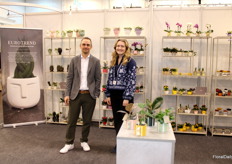 Christian Jacobsen en Kristine Jensen van EuroTrend namen een grote collectie potplanten mee uit Denemarken
