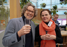 Will Zuiderwijk (World Horti Center) en Francine van Wijk