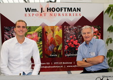 Willem Jan Hooftman en Huub Brand de 2 'directeuren' van Wm. J. Hooftman Export Nurserie.