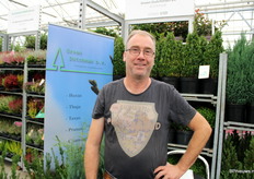 Ludo Siemons van Green Dutchman bv. Vollegrondsteelt van Buxsusen en Coniferen.