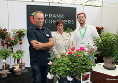 Frank, Marion en Roel Coenders van de gelijknamige kwekerij. Hebben sinds dit jaar de nieuwe serie 'Pure Aroma' sense of Love.