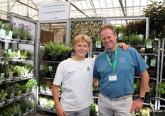 Joep en Bart, vader en zoon van Roessel van B. Van Roessel Tuinplanten bv.