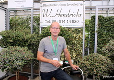 Walter Hendrickx van de gelijknamige kwekerij in Rhododendron.