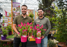 Tico en Joey van Van Son&Koot showen de Butterfly Candy