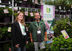 Het team in de stand van Nieuwelaar van der Mee