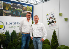 Patrick Struik en Jeroen van Gils van HortiFlora