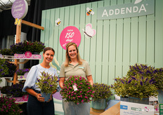 Charlotte van Lobenstein en Ellen Damen van Addenda