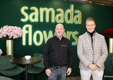 Koos Kuyvenhoven en Henk Satter van Samada Flowers.