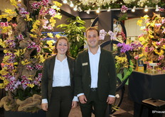 Manon Greeve van World of Orchids en Job Loomans van Green '05.