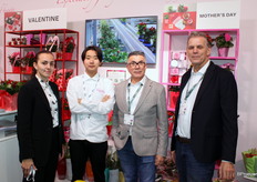 Paulina Pietryga, Gago Imai, Alex Safarov en Albert Zuidgeest van TiSento Flowers & Plants.