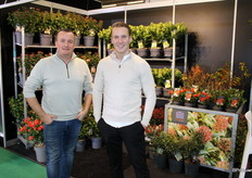 Mark Boemaars en Nick van Oosterwijk van Snepvangers Tuinplanten bv.
