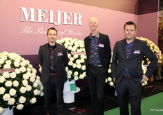 Jeffrey Meijer, René Stokman en Wesley Meijer van Meijer Roses.