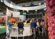 de stand van Fresco Flowers
