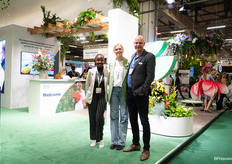 Lenah Amdany, Marieke Hoekman en Jeroen Boon van Royal FloraHolland