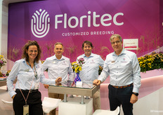 Kitty de Bruyn, Frank Piron, Harry Boers en Rick Minck van Floritec